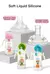 Mamadeira de Silicone à Prova de Derramamento 300 ml SAIDAH - Modelo SD8318 - BABY CLOSET