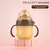 Imagem do Kit Mamadeira silicone com alça anti-sufocamento Marrom, 150 ml e 240 ml