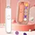Kids Electric Nail File Aparador de Unhas Elétrico com Luz Rotação de 360 Graus