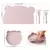 4Pçs-Conjunto de Pratos para Bebês em Silicone, Impermeável, Sucção, Urso - BABY CLOSET