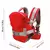 Bolsa Canguru Ergonômico Bebê Azul Mamãe 12 Posições 3 Em 1 -Vermelho, Azul e Preto na internet