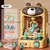 Boneca Vending Machine Brinquedos para Crianças, DIY Gashapon Plush Prêmios