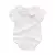 1 Pç-Body Manga Curta ou Longa Cor Padrão Branca Para Bebê Recém-Nascido | 0-24m - BABY CLOSET