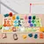 Brinquedo Montessori Tábua Ocupada Forma e Número Correspondente | 4 a 6 anos