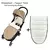 Acessório de Carrinho Universal -Forro Tecido Macio - BABY CLOSET