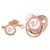 26 Letras Chupeta Bebê Silicone Clipe Rosa Ouro bling - comprar online