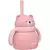 Copo em Silicone Buba com Canudo Ursinho Rosa +6M - BABY CLOSET
