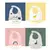 Babadores de silicone à prova d'água do bebê, Cartoon impressão - BABY CLOSET