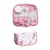 06 Pçs-Kits Baby Grooming Para Higiene Do Bebê, Estampa Bichinhos Rosa e Azul
