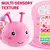 Brinquedo Interativo Educativo Chocalho Lagarta Musical para Recém-Nascido - comprar online