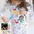 Conjunto De Pijama Colorido De Duas Peças Para Crianças, 2-4 anos
