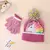 Conjunto De Luvas E Gorro De Cartoon Unicorn Para Inverno Meninas | 2-6 Anos