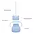 Copo em Silicone Buba com Canudo Ursinho Azul +6M - BABY CLOSET