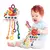 Brinquedo Sensorial Montessori Silicone Polvo Puxa Corda para Bebê