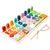 Brinquedo Montessori Tábua Ocupada Forma e Número Correspondente | 4 a 6 anos - loja online