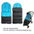 Saco de dormir, Footmuff Cove Carrinho Universal Windproof para Recém-nascidos na internet