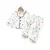 Pijama Longo Infantil Para Meninas, Top E Calça 0-2 anos - BABY CLOSET