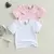 Pudcoco - Camiseta Verão Doce Bebê Menina Manga Curta | 12 a 24 meses