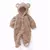 Macacão Outono Inverno de Bebê Menina Menino Roupas Urso Coe | 3 a 12 meses na internet