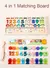 Brinquedo Montessori Tábua Ocupada Forma e Número Correspondente | 4 a 6 anos - comprar online