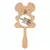 Chocalhos e Mordedores Montessori De Madeira, Koala Mão Sino Infantil - BABY CLOSET