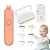 Imagem do Kids Electric Nail File Aparador de Unhas Elétrico com Luz Rotação de 360 Graus