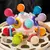 Brinquedos de Mordedor de bebê de Silicone Com Chocalho, 3 a 12 meses - BABY CLOSET
