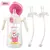 Imagem do Mamadeira de Silicone à Prova de Derramamento 300 ml SAIDAH - Modelo SD8318