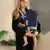 Bolsa Canguru Ergonômico Bebê Azul Mamãe 12 Posições 3 Em 1 -Vermelho, Azul e Preto