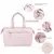 Imagem do Bolsa Maternidade Matelassê Carrinho Mamãe Bebê - Preto, Azul e Rosa