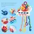Imagem do Brinquedo Sensorial Montessori Silicone Polvo Puxa Corda para Bebê