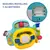 Brinquedo Vocal Educativo Simulação De Direção Volante Elétrico Para Bebê | 0-36M - BABY CLOSET