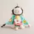 Kit Bebê Chocalho Mordedor Com Crochê E Madeira - BABY CLOSET