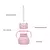 Copo em Silicone Buba com Canudo Ursinho Rosa +6M - loja online