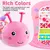 Brinquedo Interativo Educativo Chocalho Lagarta Musical para Recém-Nascido - BABY CLOSET