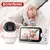 BOAVISION-Baby Monitor Vídeo com Câmera Pan Tilt, 4.3 "