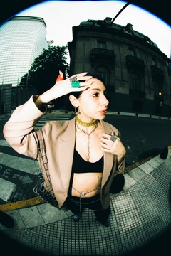 Choker Doble Perlas Pistacho - fuegian.ba
