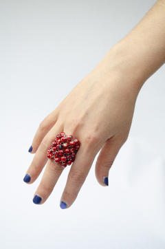 Anillo Moritas Stain Rojo