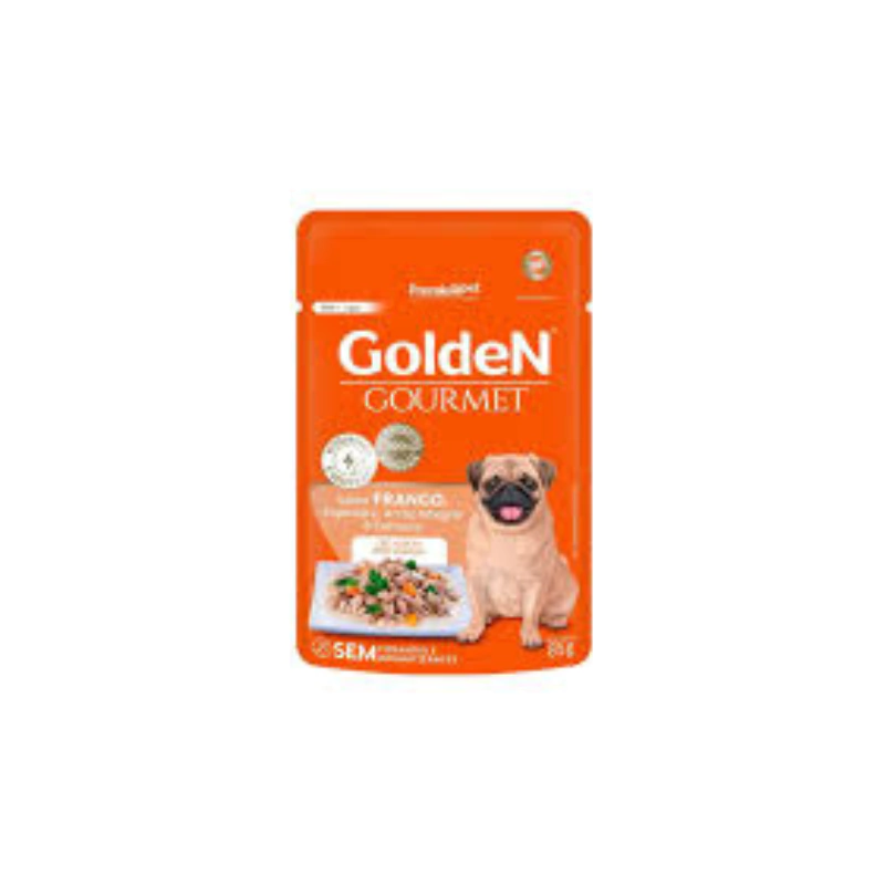 SACHE GOLDEN RP SABOR FRANGO E VEGETAIS 85G visto
