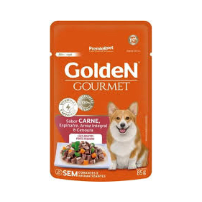 SACHE GOLDEN RP CARNE E VEGETAIS 85G visto