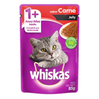 WHISKAS SACHE CARNE 7+ visto