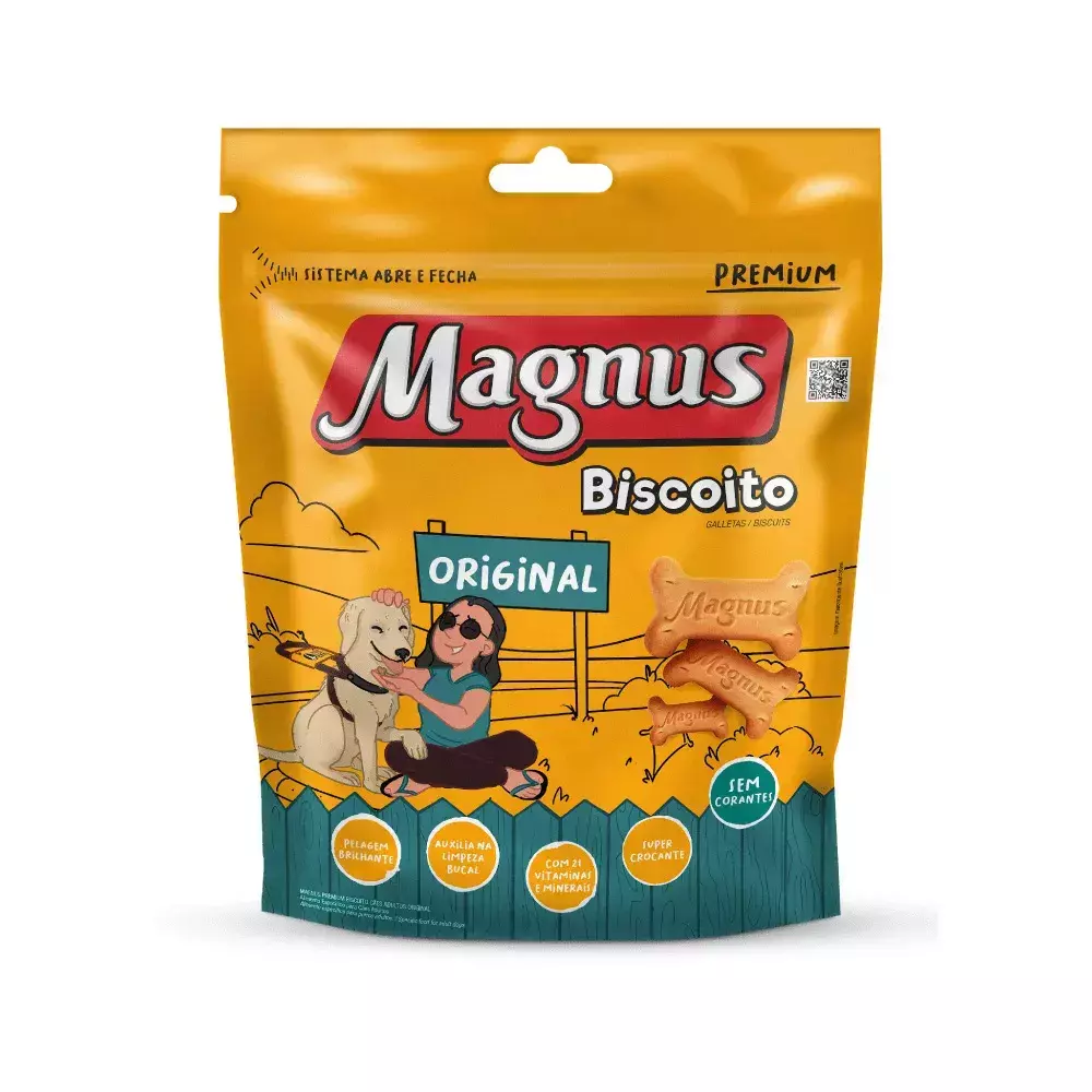 MAGNUS BISCOITO ORIG. 400G visto