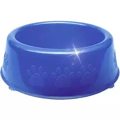 COMEDOURO CAES N.5 EXTRA GRANDE 2500 ML AZUL