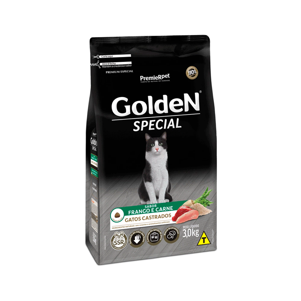 GOLDEN FORM GATOS ADULTO CASTRADO 3KG