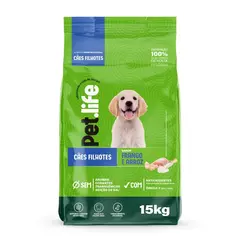 PET LIFE CAES FILHOTES 15KG