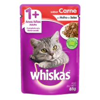 WHISKAS CARNE 85G visto