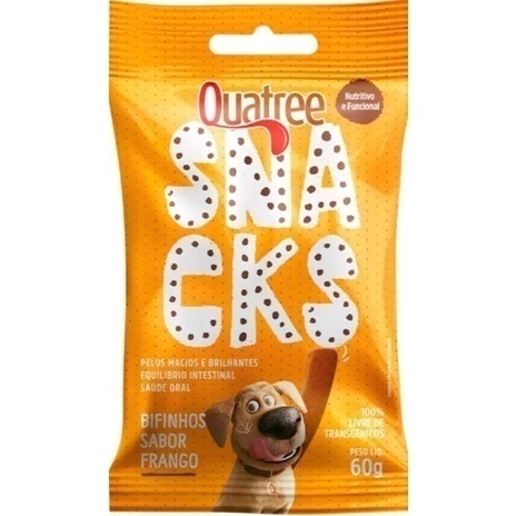 BIFINHO QUATREE SNACKS FRANGO 60G