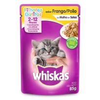 WHISKAS FRANGO FILHOTES 85G visto
