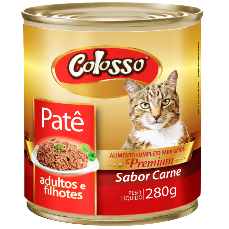 PATE COLOSSO GATOS CARNE 280 G visto