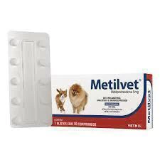 METILVET 5 MG 10 COMP vist